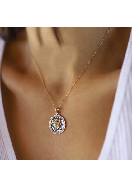 Aslan Madalyon Kolye