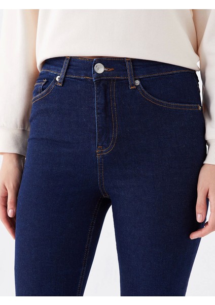 Lcw Modest Siyah Straight Fit Kadın Jean Pantolon modelleri