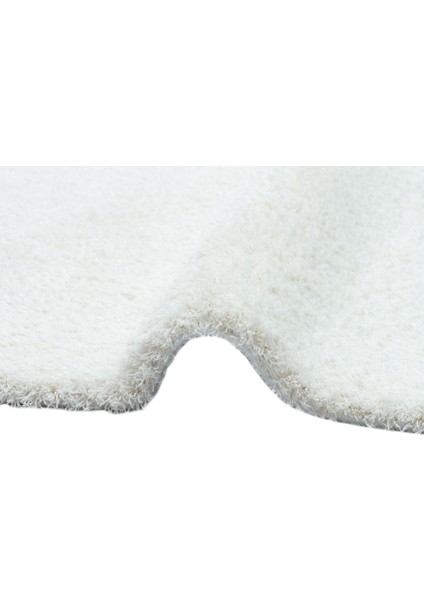 Ebenthal Beyaz Shaggy Etnik Modern Desenli Pamuk Hav Vermeyen Leke Tutmayan Kolay Temizlenen Yumuşak Makine Salon Yolluk Mutfak Halı fiyatları