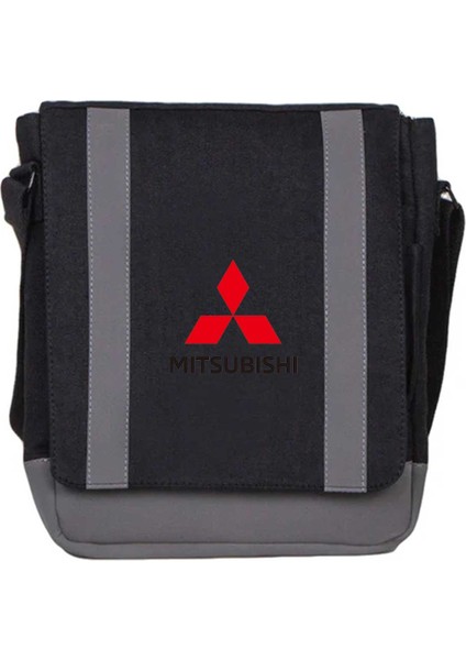 Heybe Çanta Mitsubshi Logo Siyah Renk