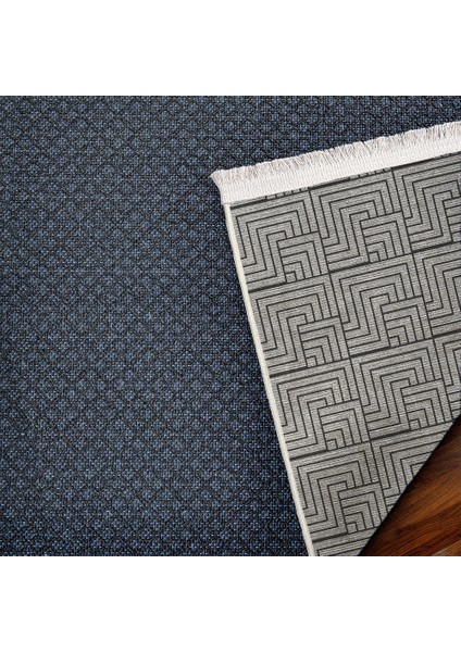 Geometrik Gri Pamuk Dikdörtgen Modern Desenli Pamuk Makinada Yıkanabilir Hav Toz Vermez Leke Tutmayan Kaymaz Taban Dijital Makine Baskı Salon Yolluk Mutfak Halı indirimleri