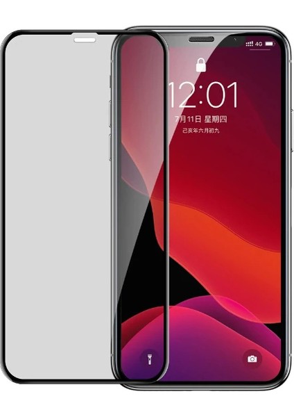 Baseus Iphone 11 Pro/ Xs/x 023MM Anti Spy Çerçeveli Tempered Cam Ekran Koruyucu- - BRNTEK2291-2