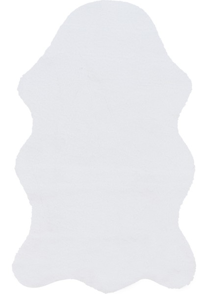 Haseeb Beyaz Düz Etnik Modern Desenli Hav Vermeyen Leke Tutmayan Kolay Temizlenen Yumuşak Makine Salon Yolluk Mutfak Halı