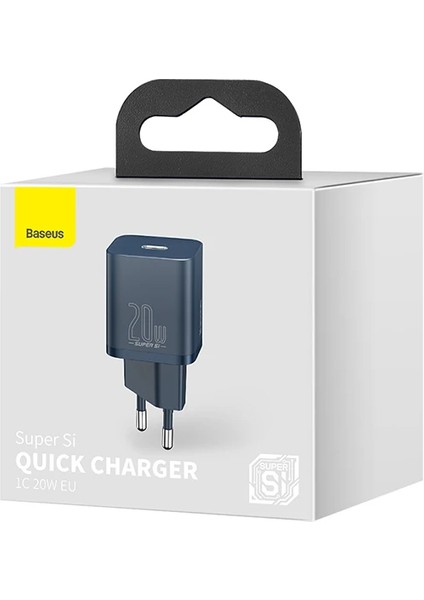 Baseus Super Si 20W Pd Type-C Hızlı Şarj Adaptörü 20W Iphone 15-14-13- 12-11 H - BRNTEK1875-9 indirimleri