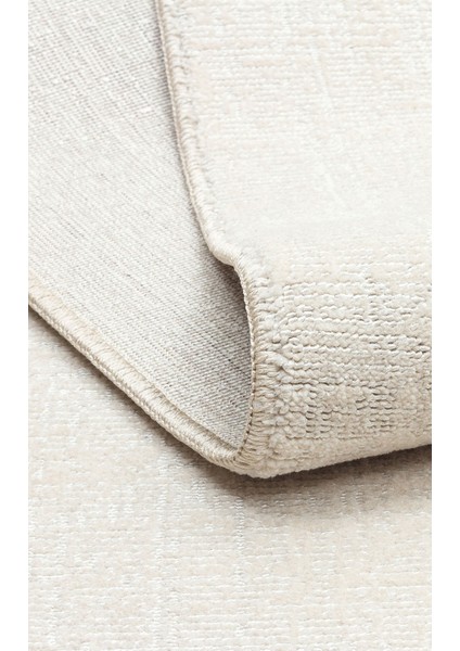 Congo Krem Düz Etnik Modern Desenli Hav Vermeyen Leke Tutmayan Kolay Temizlenen Yumuşak Makine Salon Yolluk Mutfak Halı