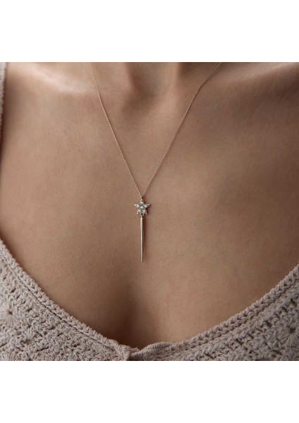 Yıldız Çubuk Kolye