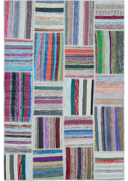 Teselya Bej Eskitme Yün Modern Desenli Yün Hav Toz Vermez Leke Tutmayan Salon Yolluk Mutfak El Dokuma Halı