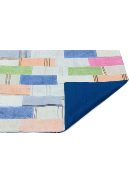 Atina Mavi Eskitme Yün Modern Desenli Yün Hav Toz Vermez Leke Tutmayan Salon Yolluk Mutfak El Dokuma Halı fiyatları