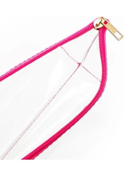 Jolly Tekli Orta Boy Şeffaf Makyaj Çantası 25CMX12CMX8CM indirimleri