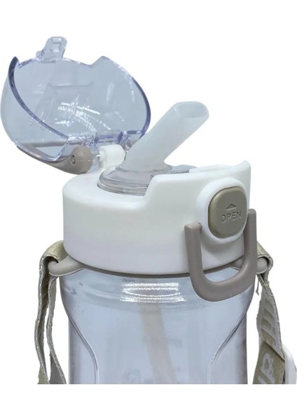 Tritan Pipetli Çocuk Matara Beyaz 550 ml fiyatları