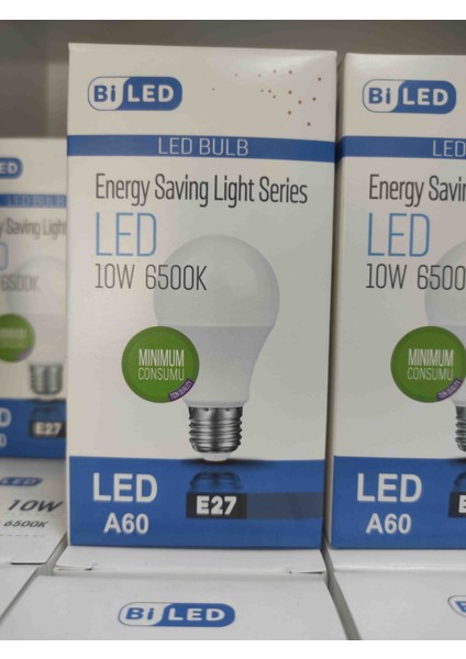 (10 Adet) Biled 10 W 6500K LED Ampul
