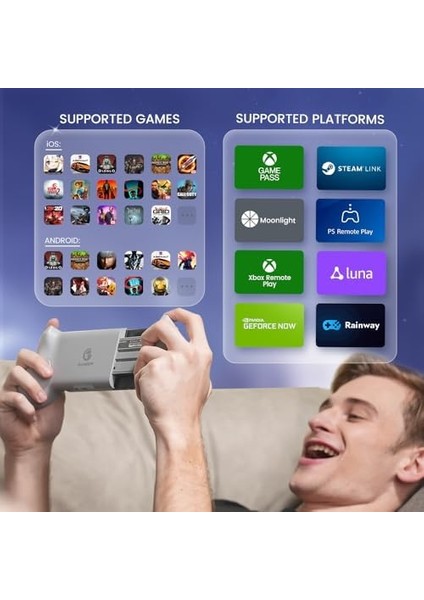 ve iPhone 15 Serisi Için Gamesir G8 Galileo Mobil Oyun Denetleyicisi (Usb-C) - Hall Effect Joystick'leri ve Tetikleyiciler, 3.5 mm Ses Jakı - Xbox, Playstation ve Diablo Immortal Oyna fiyatları