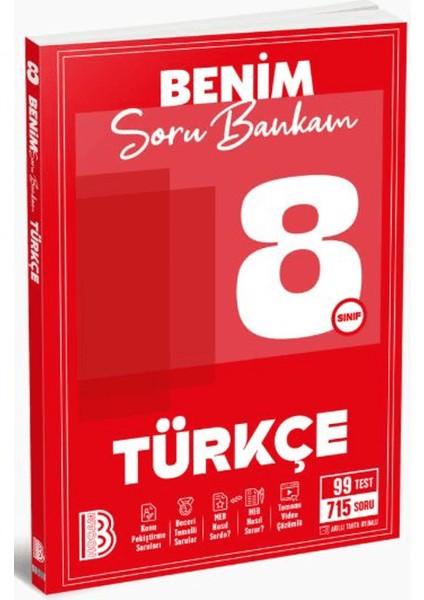 Benim Hocam 8. Sınıf Türkçe Soru Bankası Benim Hocam Yayınları