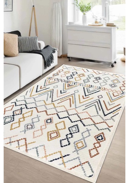 Dijital Kaymaz Yıkanabilir Multi Salon Halısı Mutfak Halısı Koridor Halısı Yolluk DC-7335