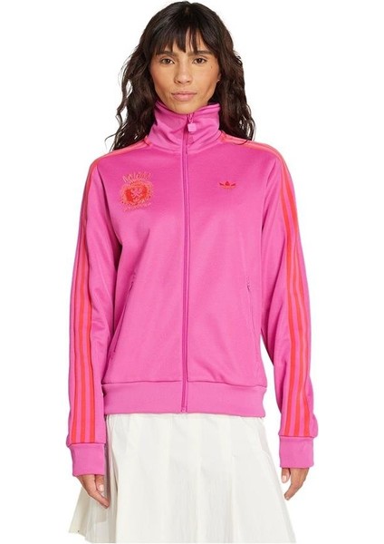 Kadın Pembe Ceket Grfx Bb Tt JW6056