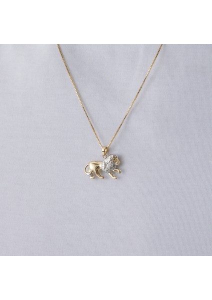 Minimal Aslan Erkek Kolye