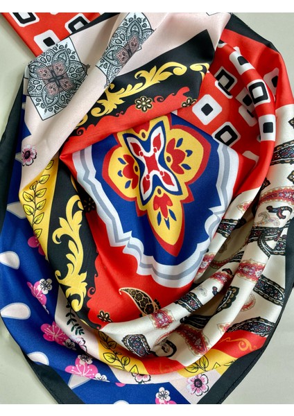 Scarf Etnik Desen Fular 70*70 fiyatları