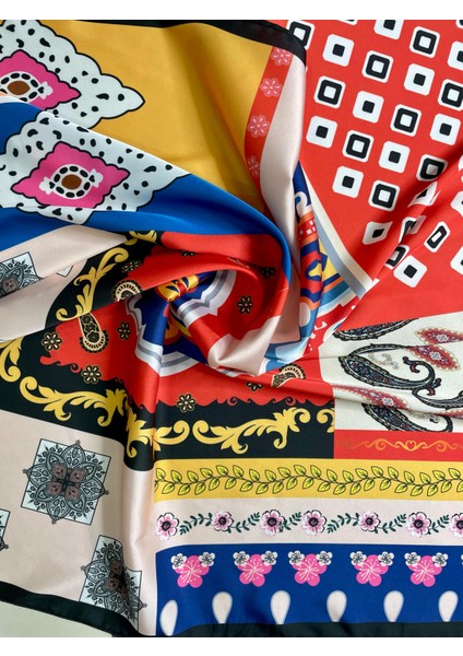 Scarf Etnik Desen Fular 70*70 modelleri