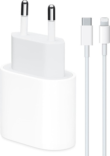 iPhone 20W Usb-C Pd 14/13/12/12 Pro Max/11/xs Max/güç Adaptörü ve Kablo Dahil Set Type-C Lightning Hızlı Şarj Cihazı & iPad