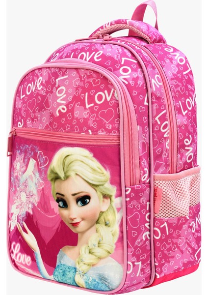 Kız Çocuk Ortopedik Sırt Destekli Pembe Ilkokul Sırt Çantası ve Beslenmeli Ilkokul Çantası fırsatları