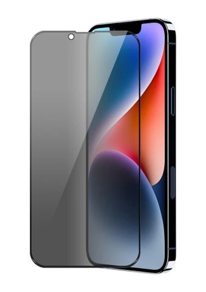 Ally Iphone 14 6.1 3D Full Privacy Gizlilik Cam Ekran Koruyucu ANTI-SPY-(1903) - BRNTEK6027-6415
