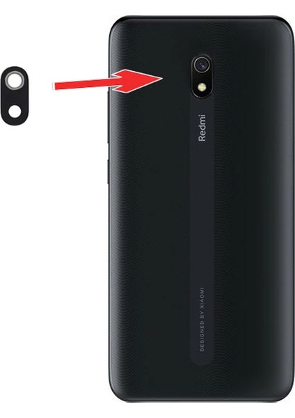 Xiaomi Redmi 8A Arka Kamera Camı LENS-(1903) - BRNTEK8857-5712