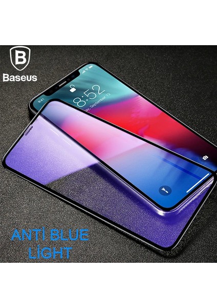 Baseus Iphone 11 Pro 0.3mm Rigid Edge Anti Blue Light Kırılmaz Cam KORUYUCU-(1903 - BRNTEK1304-8