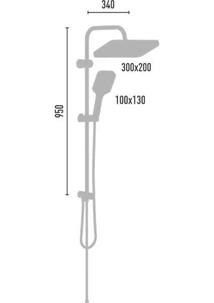 Gold, Kireç Kırıcılı, Butonlu, Fonksiyonlu, Yağmurlama Tepe Duş Seti fiyatları