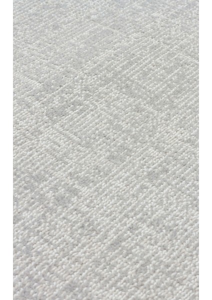 Lena Gümüş Modern Etnik Desenli Hav Vermeyen Leke Tutmayan Kolay Temizlenen Yumuşak Makine Salon Yolluk Mutfak Halı fırsatları