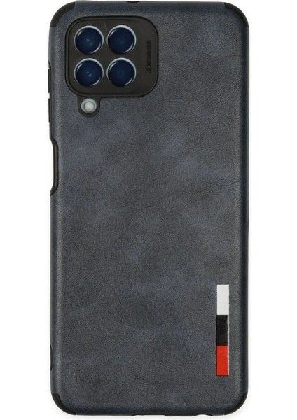 Samsung Galaxy M33 Kılıf Loop Deri Silikon - Lacivert - BRNTEK6414-7491