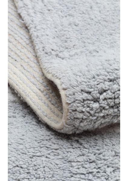 Mavi Figürlü Etnik Modern Desenli Pamuk Hav Vermeyen Leke Tutmayan Kolay Temizlenen Yumuşak Makine Salon Yolluk Mutfak Halı