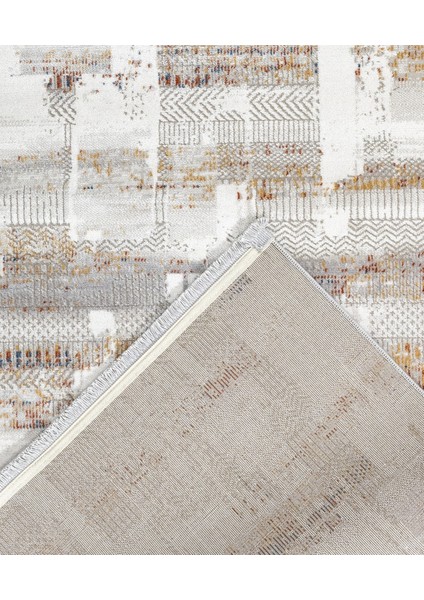 Shahd Modern Gri Akrilik Dikdörtgen Modern Desenli Akrilik Hav Vermeyen Leke Tutmayan Kolay Temizlenen Yumuşak Makine Salon Yolluk Mutfak Halı modelleri