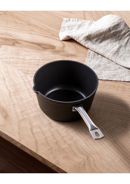 Noir Titanyum Sütlük - Siyah - 16 cm