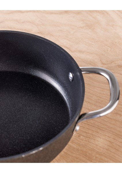 Noir Titanyum Kısa Tencere - Siyah - 24 cm fırsatları