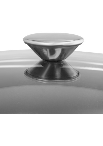 Noir Titanyum Kısa Tencere - Siyah - 24 cm