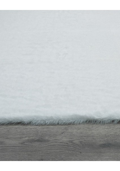 Trevor Düz Beyaz Polyester Daire Modern Desenli Akrilik Hav Vermeyen Leke Tutmayan Kolay Temizlenen Yumuşak Makine Salon Yolluk Mutfak Halı indirimleri