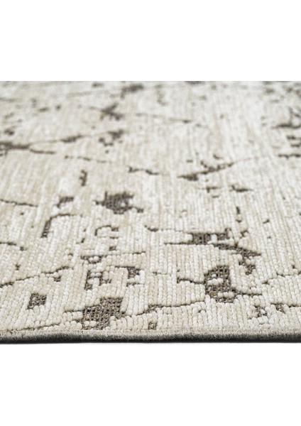 Saba Modern Krem Polyester Dikdörtgen Modern Desenli Akrilik Hav Vermeyen Leke Tutmayan Kolay Temizlenen Yumuşak Makine Salon Yolluk Mutfak Halı fiyatları