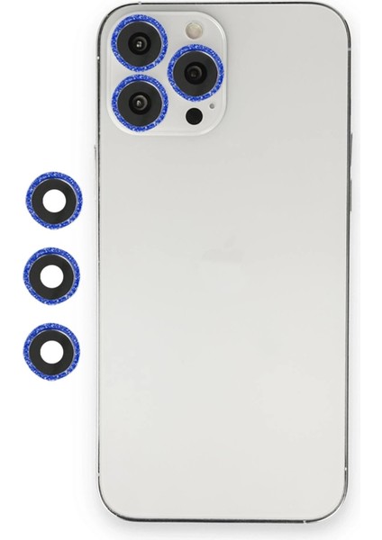 iPhone 12 Pro Max Shine Kamera Lens - Lacivert - BRNTEK7370-6762