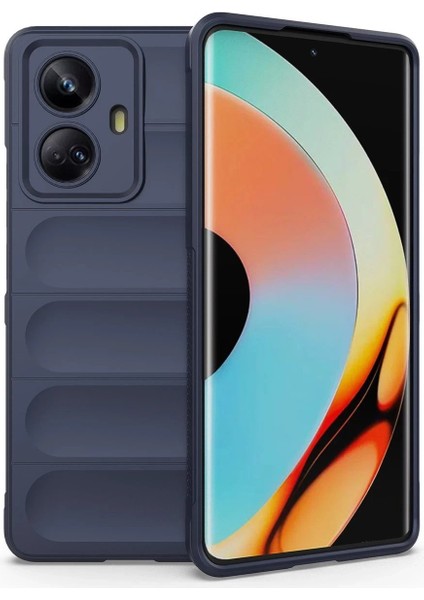 Realme 10 Pro 5g Kılıf Optimum Silikon - Lacivert - BRNTEK6833-3266