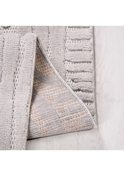 Krem Modern Etnik Desenli Sisal Hav Vermeyen Leke Tutmayan Kolay Temizlenen Yumuşak Makine Salon Yolluk Mutfak Halı