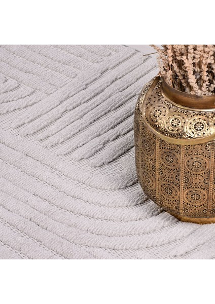 Krem Modern Etnik Desenli Sisal Hav Vermeyen Leke Tutmayan Kolay Temizlenen Yumuşak Makine Salon Yolluk Mutfak Halı indirimleri