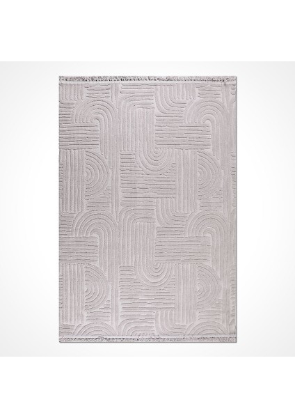 Krem Modern Etnik Desenli Sisal Hav Vermeyen Leke Tutmayan Kolay Temizlenen Yumuşak Makine Salon Yolluk Mutfak Halı