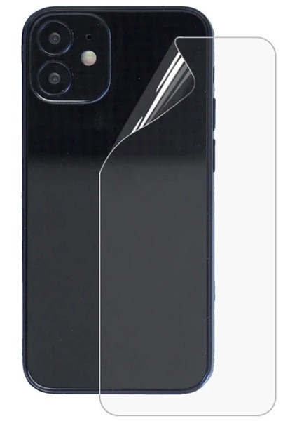 Iphone 12 Mini Membran Nano Hidrojel Film Arka Koruyucu Hayalet Arka KORUYUCU-(1903 - BRNTEK3082-9