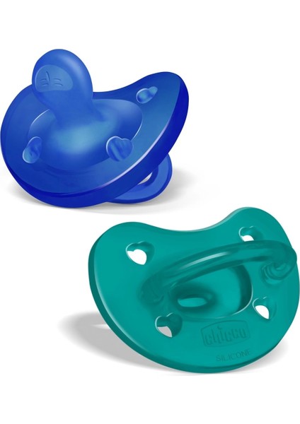 Chicco Physioforma Soft 2'li Silikon Emzik 16-36 Ay Erkek