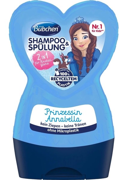 Bübchen Çocuk Şampuan & Balsamı 2 In 1 Prenses Anabella 230 ml