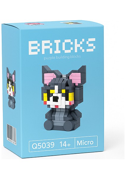 Bricks Tom Karakter Figürü 3D Yapboz Puzzle Yapı Oyuncakları fiyatları