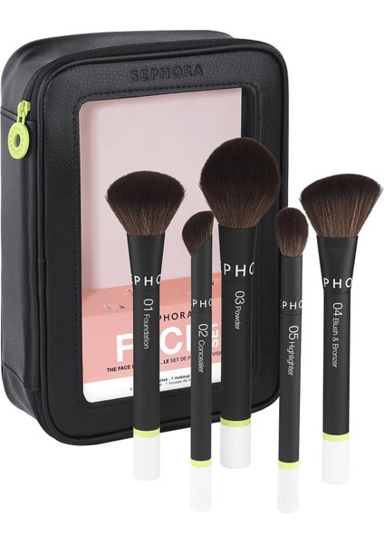 Yüz Fırçası Seti - Sezgisel Uygulama, Kusursuz Sonuç 5 Adet