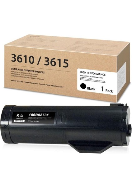 Phaser 3610-106R02723 Muadil Toner Yüksek Kapasiteli
