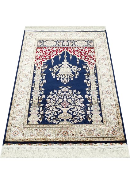 Thielsen Çerçeveli Kırmızı Viskon Dikdörtgen Modern Desenli Akrilik Hav Vermeyen Leke Tutmayan Kolay Temizlenen Yumuşak Makine Salon Yolluk Mutfak Halı