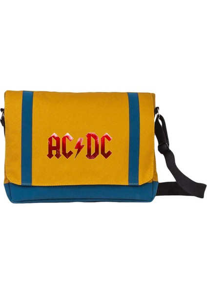 Postacı Çantası Ac Dc Distort Sarı Renk